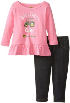 John Deere Baby Girls' Jd Girl Tunic Set