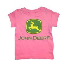John Deere Pink Toddler Hayride Tunic - Long Sleeve Shirts - Kid's ...