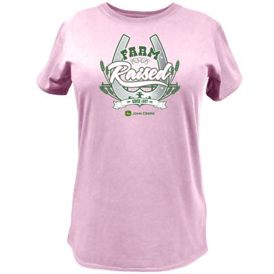John Deere Ladies Farm Raised Horseshoe Tee - T-shirts - Women's ...