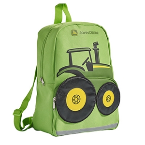 John Deere Toddler's Lime Green Tractor Backpack | WeGotGreen.com