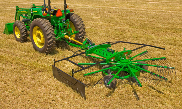 Rotary Rake prepares hay for harvest