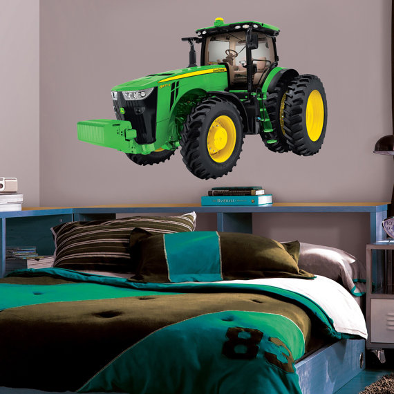 John Deere Tractor Decal WALL STICKER Home Decor by ...