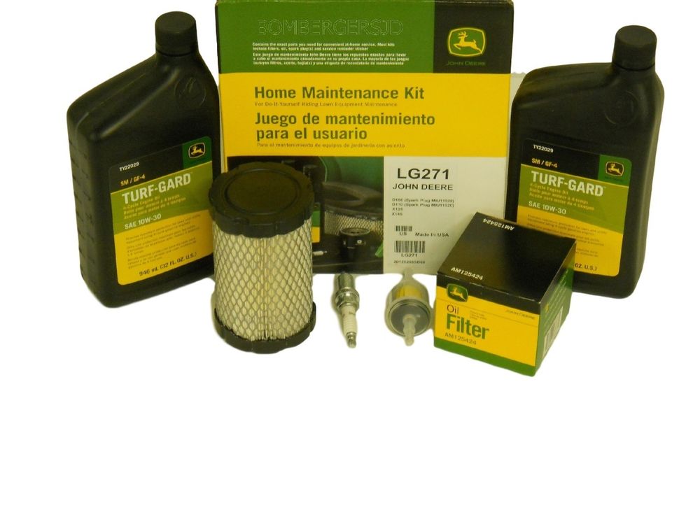 John Deere Home Maintenance Service Kit LG271 D100 D110 Do It Yourself ...