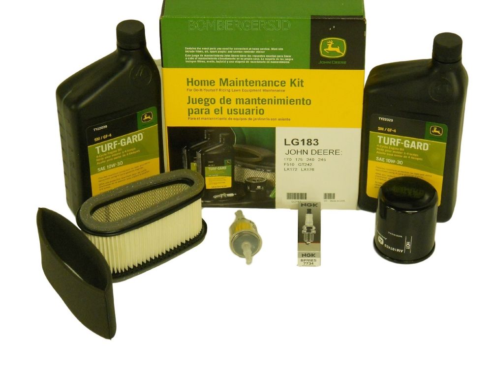 John Deere Home Maintenance Service Kit F510 GT242 LX172 LX176 LG183 ...