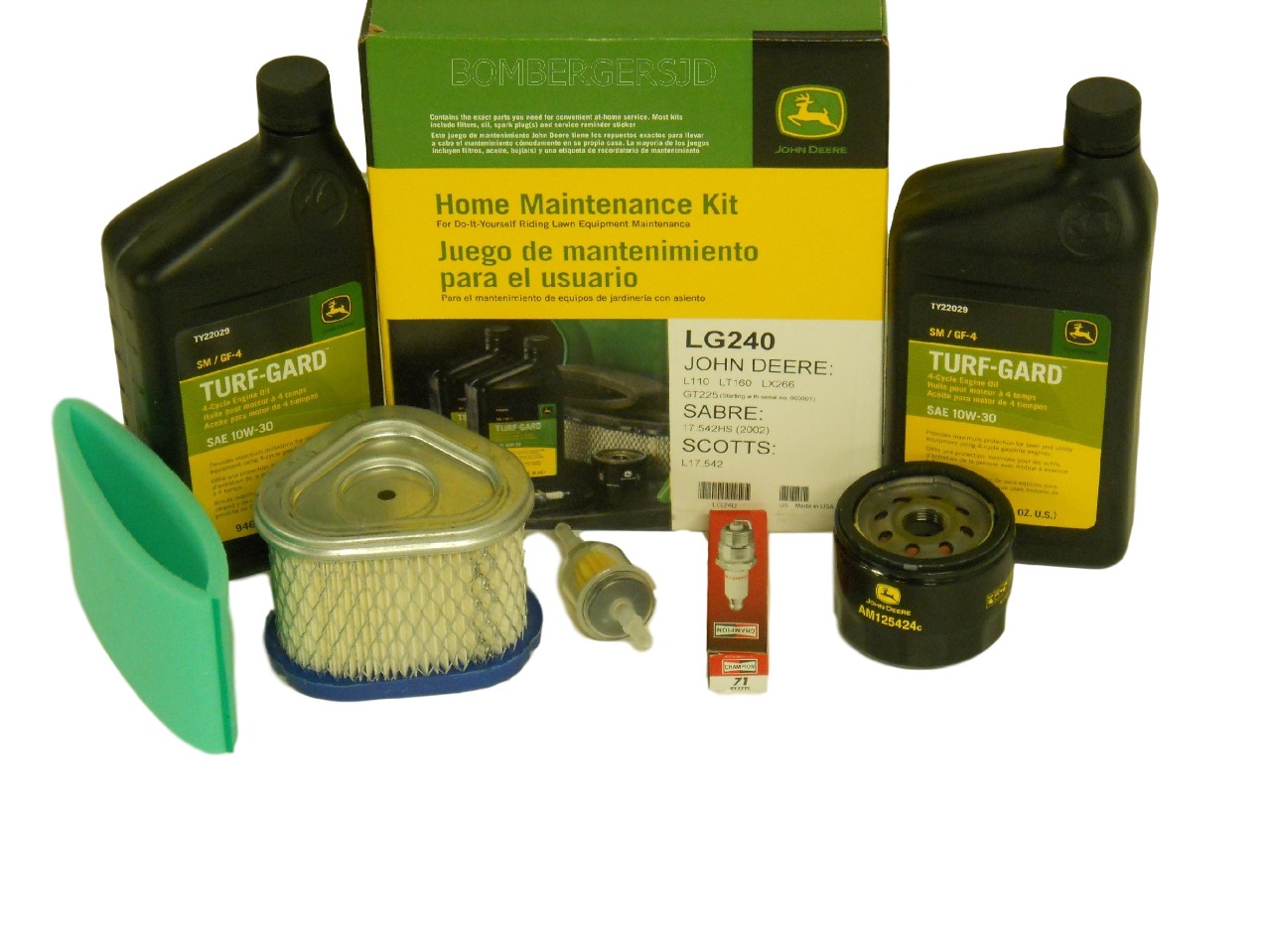 Details about John Deere Home Maintenance Service Kit LG240 L110 GT225 ...