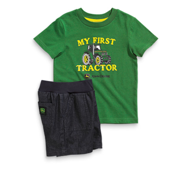 John Deere My First Tractor Toddler T-Shirt and Short Set ...