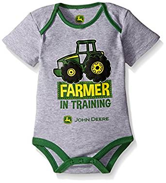 ... .com: John Deere Baby Boys' Farmer In Training Bodyshirt: Clothing