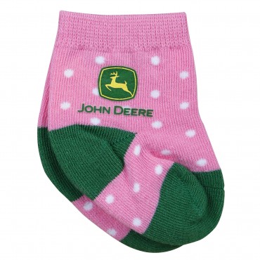 John Deere Toddler Polka Dot Socks | QC Supply