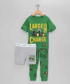... in Charge' Pajama Set - Toddler & Boys by John Deere on #zulily today