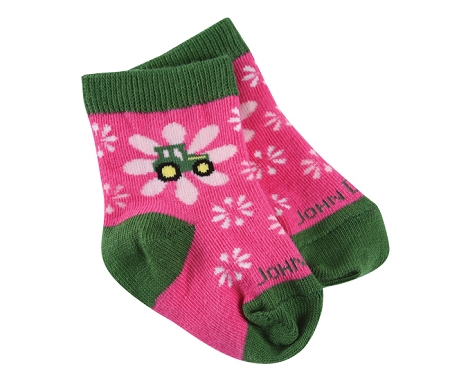 ... John Deere Clothing > John Deere Baby > John Deere Pink Infant Socks