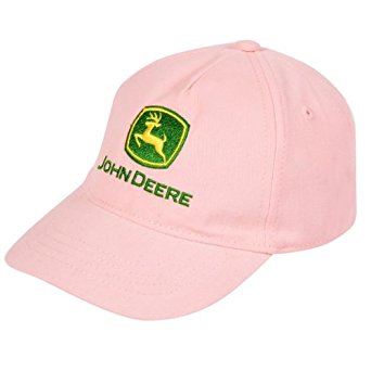 Amazon.com: John Deere Green Logo Pink Toddler Baseball Cap Hat (2T ...