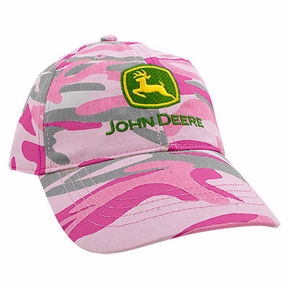 ... > John Deere Kids Clothing > John Deere Pink Camo Toddler Girls Hat