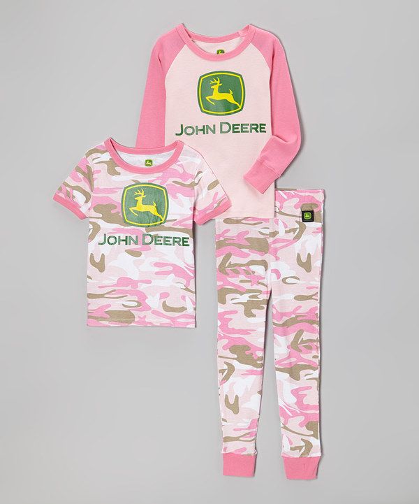 John Deere Pink Camo Pajama Set - Infant, Toddler & Girls by John ...