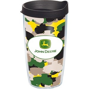 John Deere Tractor Camo Wrap 16 oz. Tervis Tumbler with Lid - LP46532