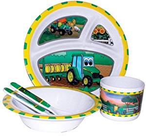 Amazon.com: John Deere-Johnny Tractor and Friends 5-Piece Children's ...