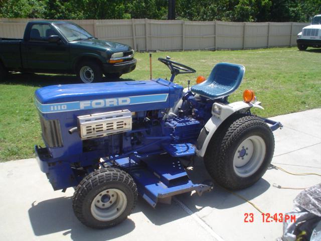 FORD 1110 TRACTOR 60 INCH MOWER $3,995.00 - fort lauderdale farm ...