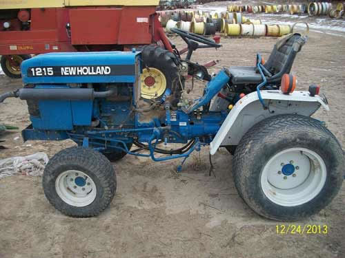 Ford 1215 tractor salvaged for used parts. This unit is available at ...