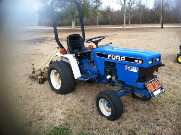 1998 Ford 1215 / LandPride Farm Tractor For Sale in Houma - Louisiana ...