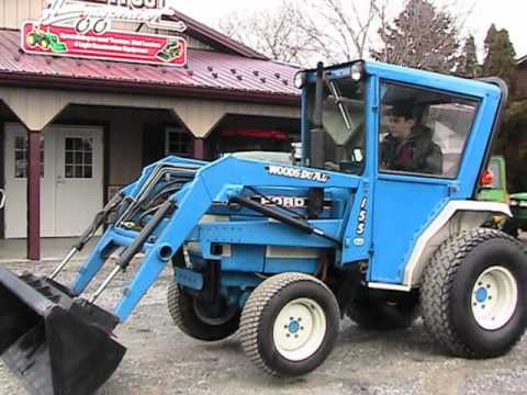 Ford 1620 Tractor 4x4 Woods Loader SNOW PLOW - YouTube