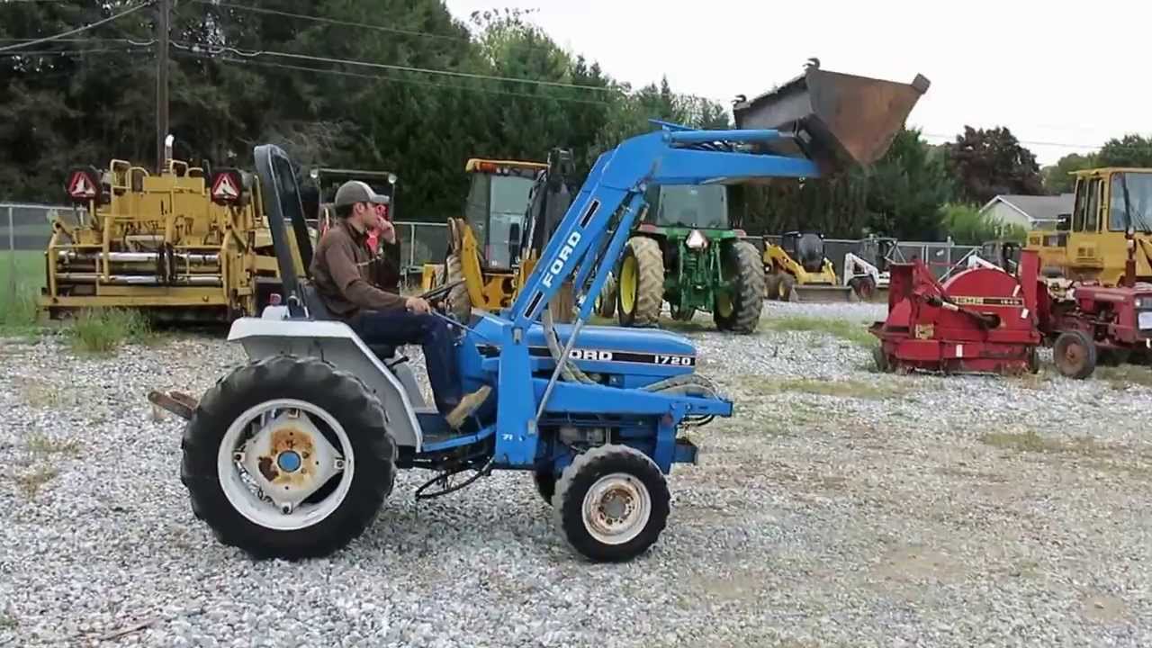 Ford 1720 Tractor with Loader - YouTube