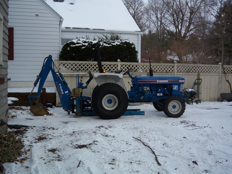 Photo: Ford 2110 and 758B Backhoe | 1986 Ford 2110 Diesel album ...