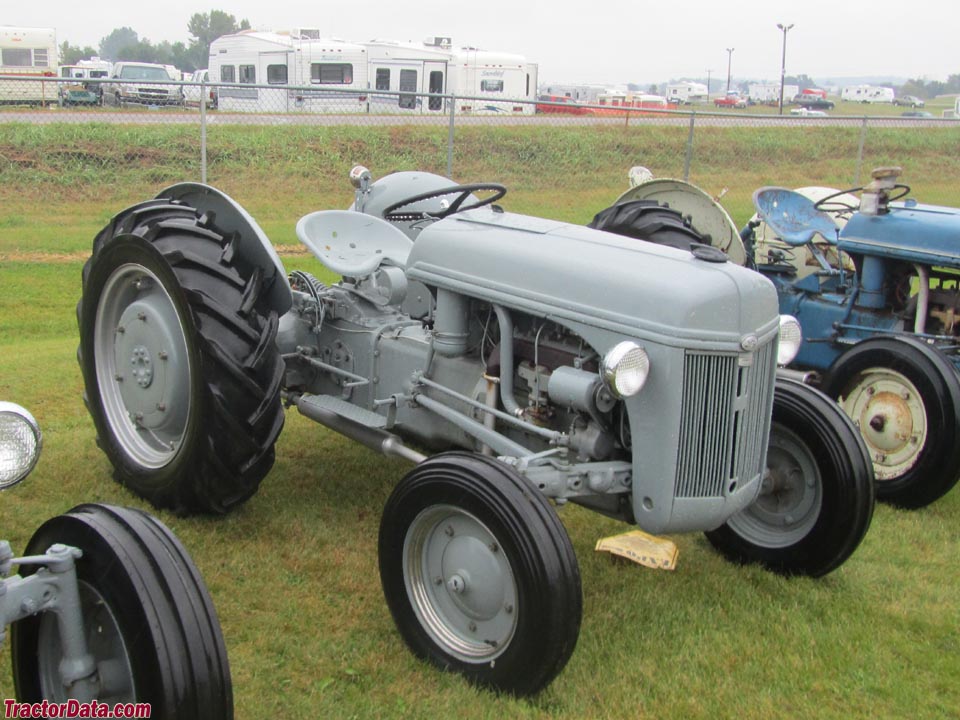 Ford 2N with rubber tires. (4 images)