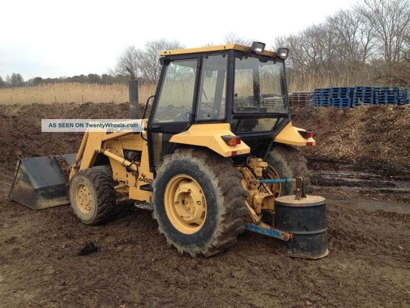 Ford Holland 445d Industrial Tractor Loader, With 3 Pt. Hitch, Cab ...