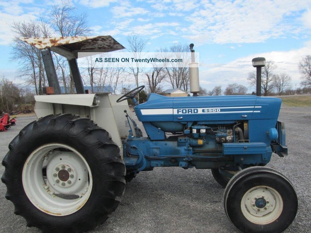Ford 5900 Diesel Farm Agriculture Tractor With Canopy Tractors photo 4