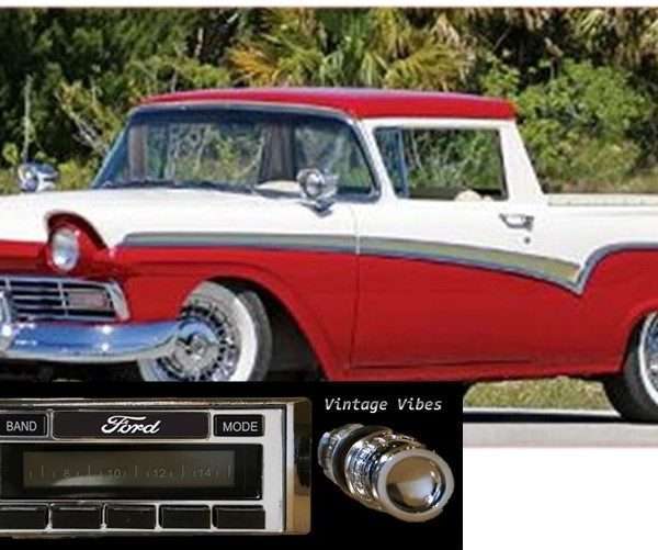 1957-1958 Ford Ranchero Radio USA-630 II Stereo