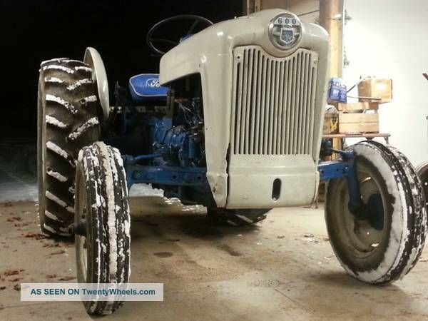 1958 Ford 631 Tractor With Great Tires And Rebuilt Motor 60lbs Oil ...