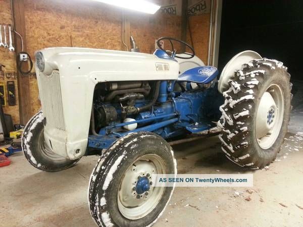 1958 Ford 631 Tractor With Great Tires And Rebuilt Motor 60lbs Oil ...