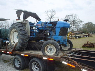 Ford 6610S. Salvage tractor. Good running 4 cyl. dsl. Block cast ...
