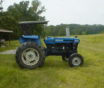 Ford 6610S. Salvage Tractor. Good running engine.