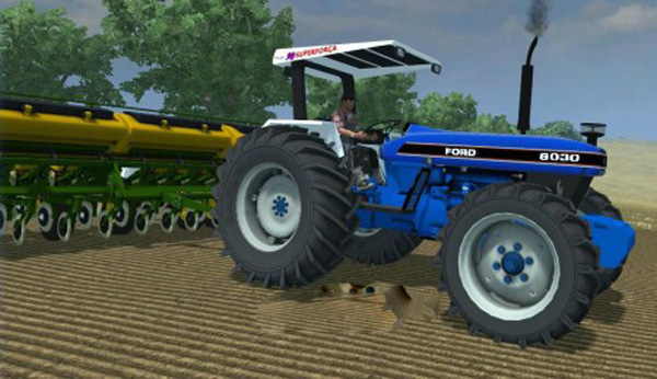 Ford 8030 4×4 Tractor ideal for medium areas