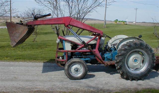 Ford 851 tractor with all hydraulic loader for sale