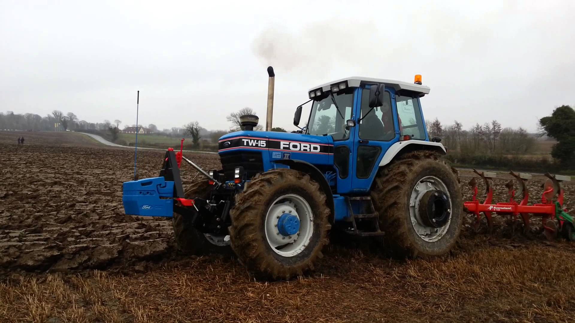 ford tw15 ploughing - YouTube