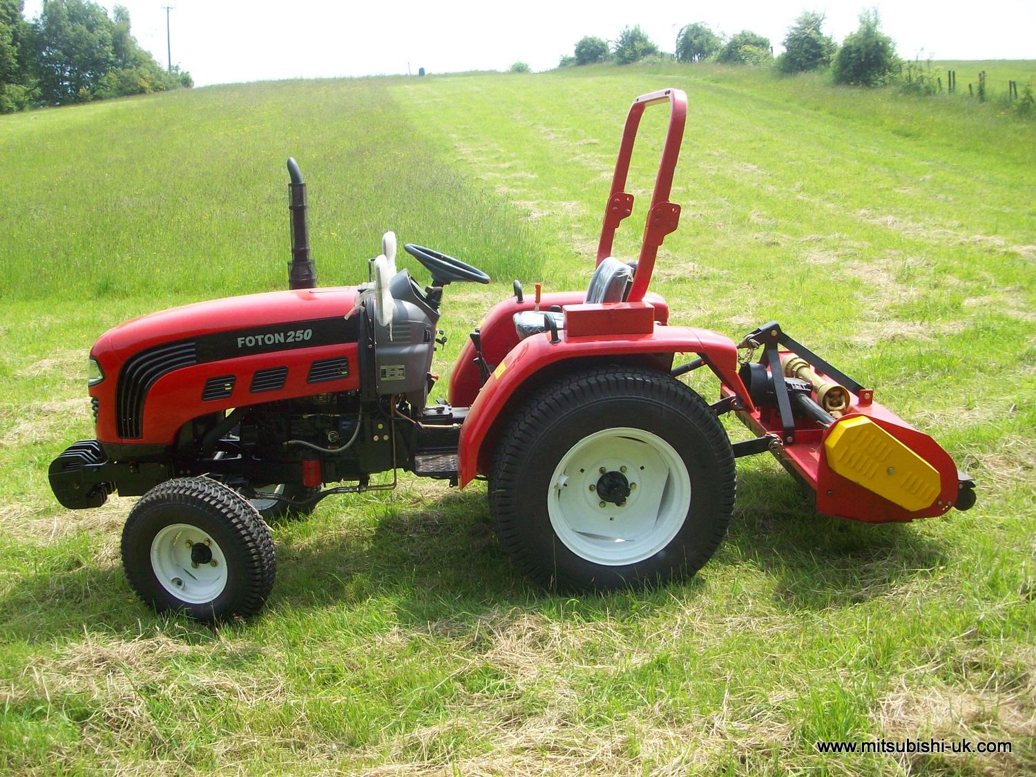 FOTON 250 Compact Tractor New Flail Mower Complete Package 25 Hp ...