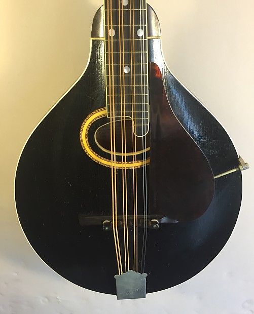 Gibson H-1 Mandola 1924 Black | Reverb