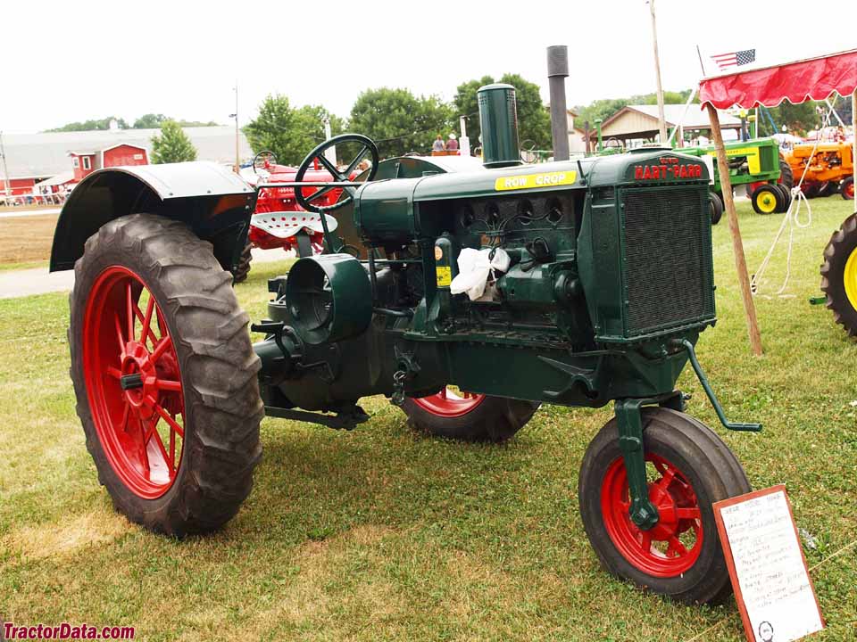 Hart-Parr Row Crop 18-27 with rubber tires. (2 images) Photos courtesy ...