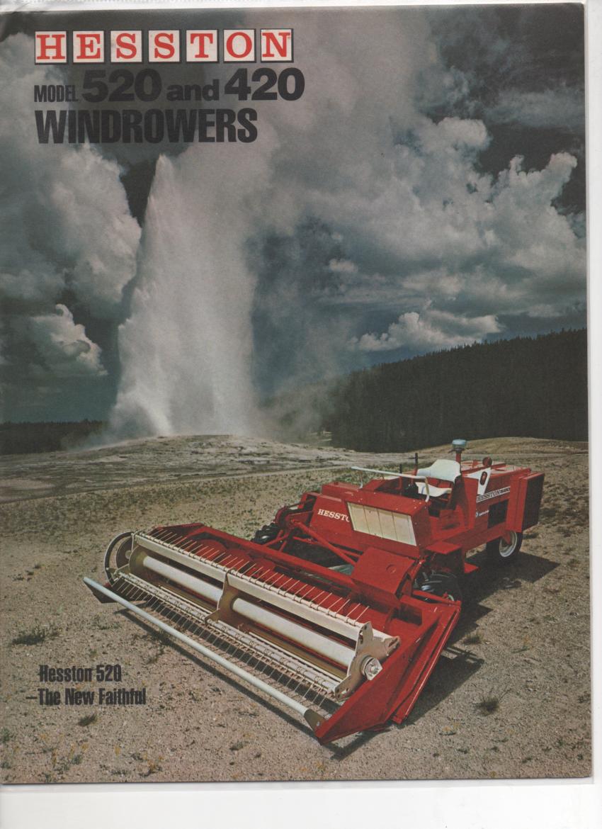 Hesston Windrowers - Models 520 and 420 Brochure