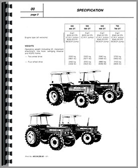 Hesston 466 Tractor Service Manual (HTFI-S466566)