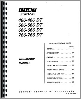 Hesston 466 Tractor Service Manual (HTFI-S466566)