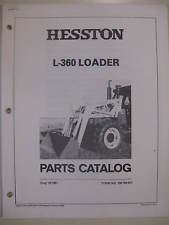 Hesston L360 Loader Parts Catalog Manual
