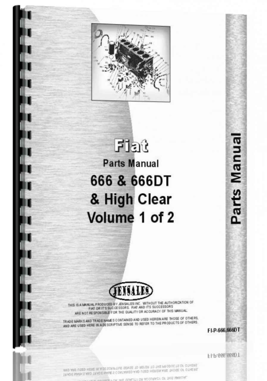 Hesston 666 Tractor Parts Manual (HTFI-P666666DT)