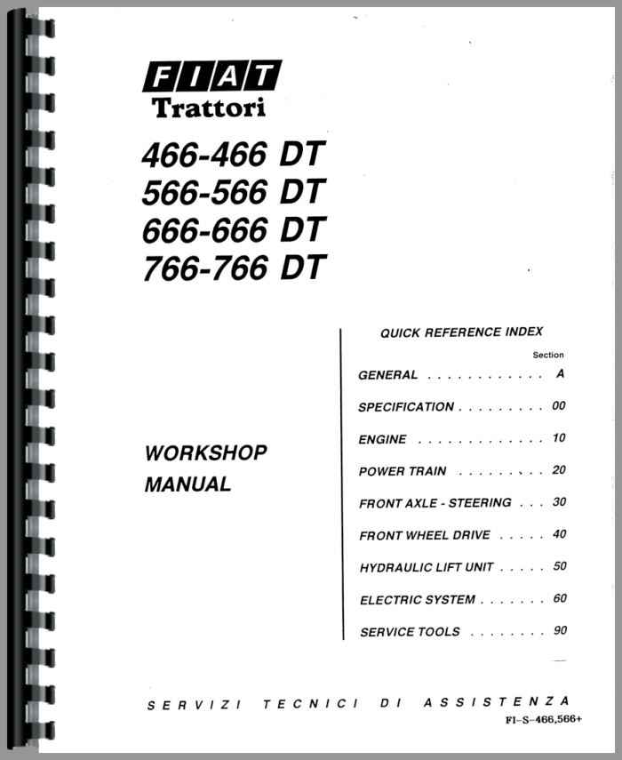 Hesston 666 Tractor Service Manual (HTFI-S466566)