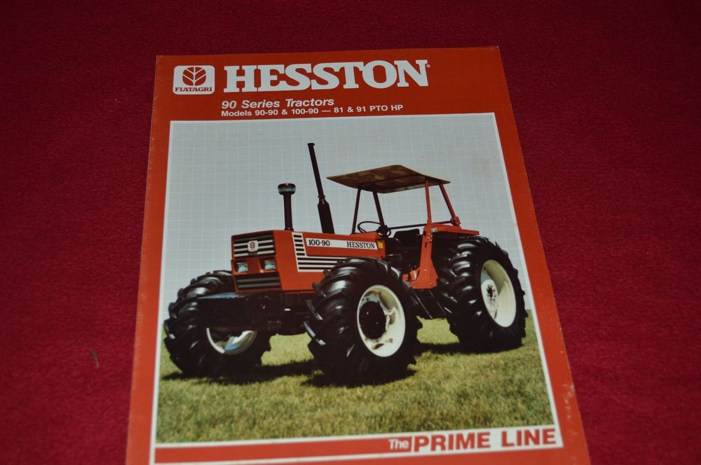 Hesston 90-90 100-90 Tractor Dealer's Brochure FMD 700704232C | eBay
