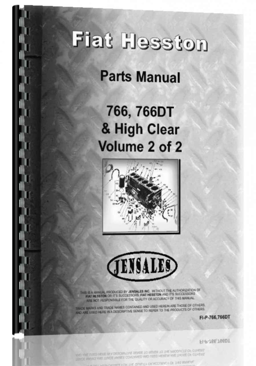 Hesston 766, 766DT Tractor Parts Manual (HTFI-P766766DT)