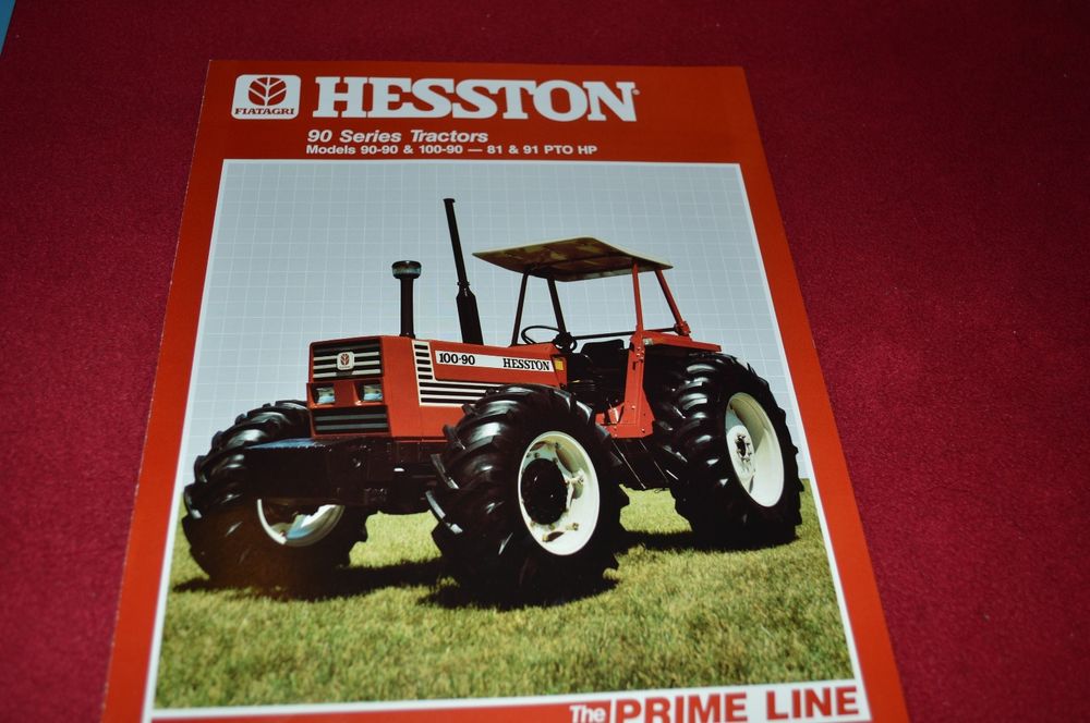 Hesston 90-90 100-90 Tractor Dealer's Brochure 700704232C LCOH | eBay