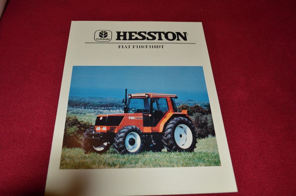 Hesston F110 F110DT Tractors Dealer's Brochure 705 500 096 LCOH | eBay