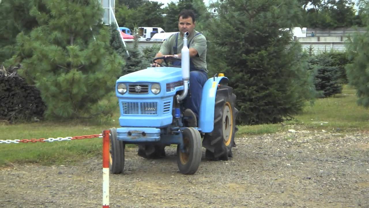 Hinomoto E14 Japanese compact tractor at the Kelet Agro - YouTube
